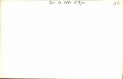 CPM Sur la cote d azur