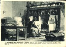 CPA Bernadette Chez sa Nourrice a Bartres Lourdes 