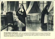 CPA Bernadette a l lnfirmerie Lourdes