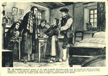 CPA Le Cachet on Fut Logee la Soubirous Apres Avoir ete chassee du moulin Lourdes 