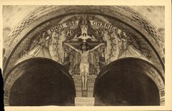 CPA La Basilique de Lisieux La Crypte Mosaique du Narthex