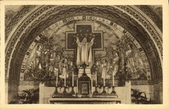 CPA La Basilique de Lisieux La Crypte Mosaique du Choeur