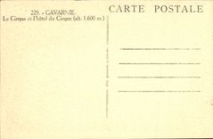 CPA Gavarnie Le Cirque et l hotel su Cirque