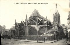 VINTAGE POSTCARD Holy Holy Severin Of the Street Jacques Paris
