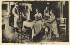 CPA La Bonne Auberage Compiegne Musee des voitures