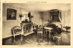 CPA Palais du Grand Trianon Chambre de Marie Antoinette