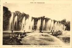 CPA Parc de Versailles Bassin de Neptune et les grandes eaux
