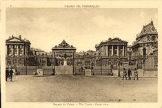 CPA Palais de Versailles Facade du Palais
