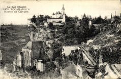 CPA Rocamadour Montee du Clavaire