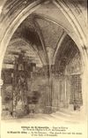 VINTAGE POSTCARD Abbey of St Wandrille In the Cloister the Gate of L Church and NR D of Fontanelle