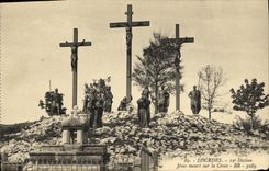 CPA Lourdes Station Jesus meurt sur la Croix
