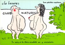 CPM Les Peches Capitaux La luxure Club naturiste