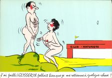 CPM Glisser Club naturiste
