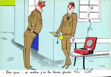 CPM Soldat miltiaria Trompette Rene Caille