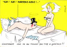 CPM Gai Gai Marions Nous Mariage
