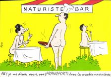 CPM Naturiste Bar