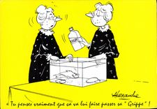 CPM Vieilles dames Alexandre Poisson