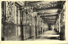 CPA Chateau de Fontainebleau Galerie Francois l er
