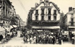 POSTAL Dieppe de la VENDIMIA el pozo sucio