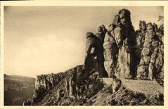 VINTAGE POSTCARD Gorges of the Tarn De Meyrueis has Sainte Enimie the Tunnel of Bouillere