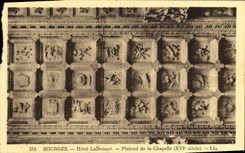 Hotel Lallemant Platond de Bourges de la POSTAL de la VENDIMIA de la camara acorazada