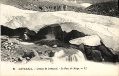 CPA Gavarnie Cieque de Gavarnie Le Pont de Neige