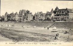 CPA Parame Groupe de Villas sur la Digue