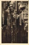 CPA La Merveille Souterraine des Groges du Tarn Aven Armand Differents genres de stalagmites