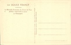 CPA La Merveille Souterraine des Groges du Tarn Aven Armand Le Champignon
