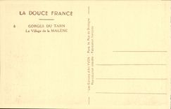 CPA Gorges du Tarn Le Village de la Malene