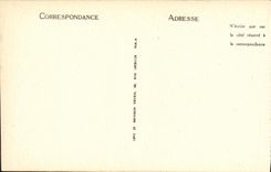 POSTAL Chatel Guyon de la VENDIMIA visto en el parque y los hoteles