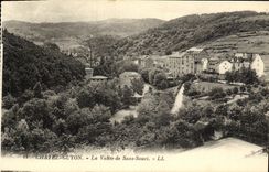 POSTAL Chatel Guyon de la VENDIMIA el valle sin de la preocupacion
