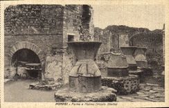 Storto del forno E Molino Vicolo de Pompeya de la POSTAL de la VENDIMIA