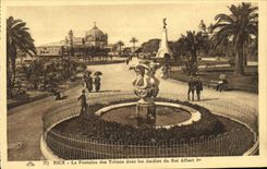 CPA Nice La Fontaine des Tritons dans les Jardins du Roi Albert 1er