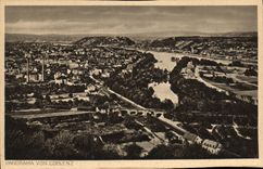 CPA Panorama von Coblenz