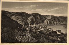 VINTAGE POSTCARD Carden has Mosel