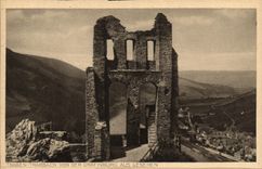 VINTAGE POSTCARD Traben Trarbach von der Grafinburg aus gesehen