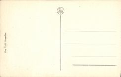 VINTAGE POSTCARD Waterloo the English guards and of Brunswick push back the French cavalry Militaria