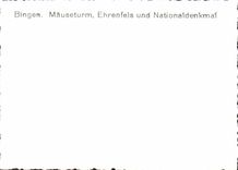 CPM Bingen Mauseturm Ehrenfels Und Nationaldenkmal