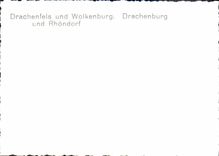 MODERN CARD Drachenfels Und Wolkenburg Drachenburg und Rhondorf