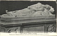 La tumba de Dreux Chapelle St  Louis de la POSTAL de la VENDIMIA de la duquesa D Alenzon murio en L fuego de los sistemas al bazar de la caridad