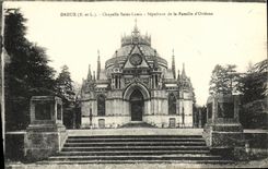 Camara acorazada Sepultore St  Louis de Dreux de la POSTAL de la VENDIMIA de la familia D Orleans