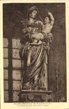 VINTAGE POSTCARD St Savin L Abbey church the Virgin out of Wooden Gilds