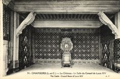 CPA Chateau de Chambord La Salle du Conseil de Louis XV