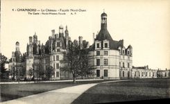 CPA Chateau de Chambord Facade Nord Ouest