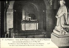 VINTAGE POSTCARD the Madeleine Rules of Mr  dead Deguerry Cure of the Madeleine victim of the Common Paris May 24th  1871