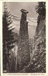 VINTAGE POSTCARD Holy Gervais les Bains Chimney of the Fairies