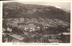 VINTAGE POSTCARD Holy Gervais les Bains and L Switch of Bionnassay
