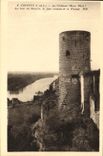 VINTAGE POSTCARD Chinon the Castle the Tower of the Mill the Wall Romain and Vienna