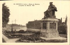 VINTAGE POSTCARD Chinon Rules of Rabelais Hebert
